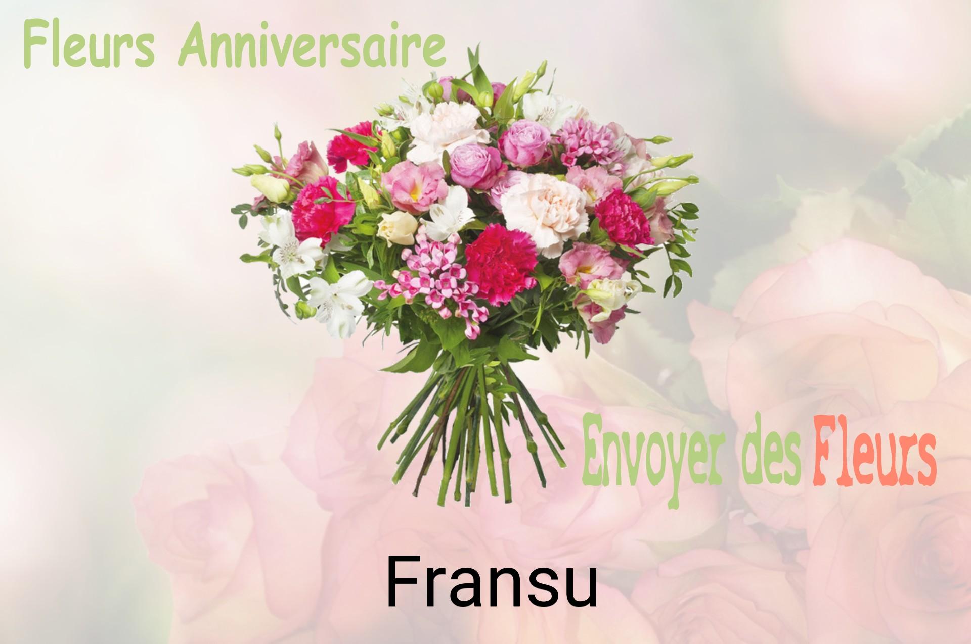 Bouquet de fleurs d’anniversaire livré à Fransu