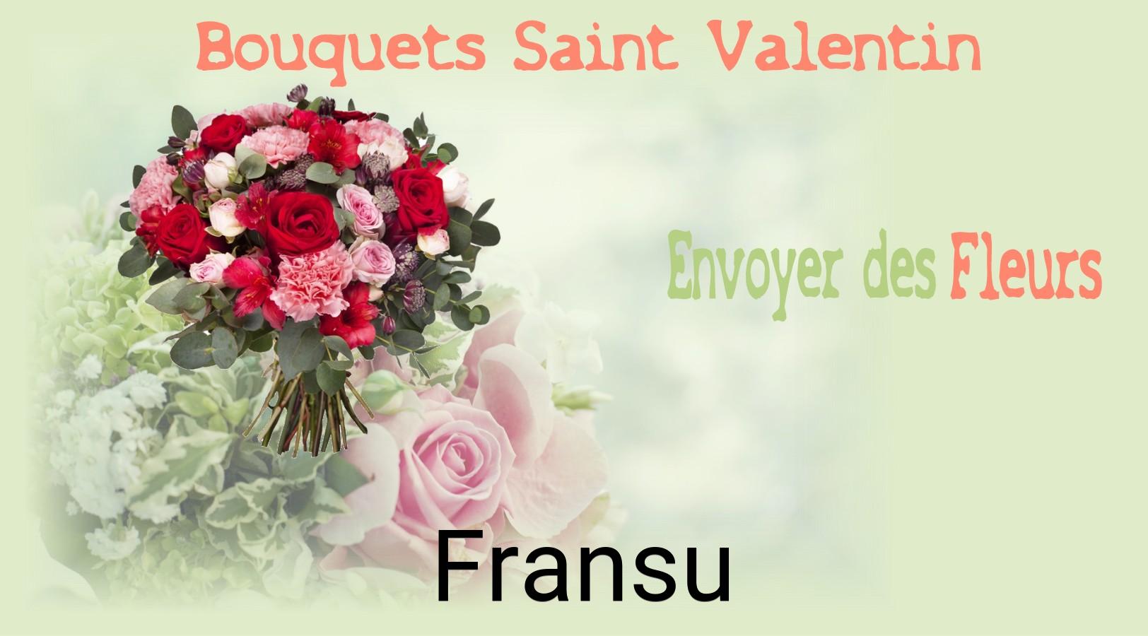 Roses de Saint-Valentin livrées à Fransu